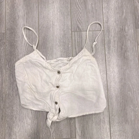 Garage white tank top crop - Picture 1 of 1